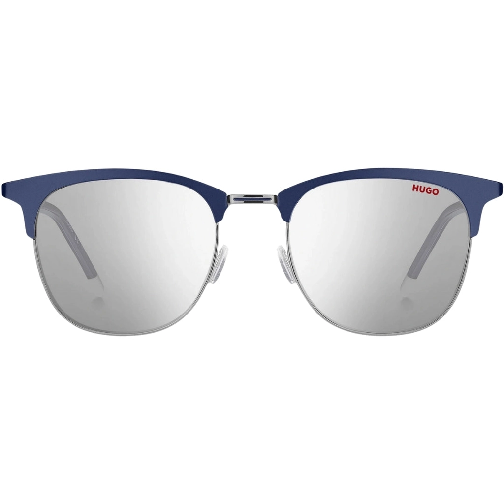 Hugo Boss Mens 1208 0KU0 Silver Sunglasses Metal - One Size